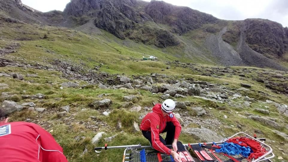 Wasdale MRT immediately dispatched to walker on Hollow Stones area of Scafell Pike (Image: Wasdale Mountain Rescue Team)