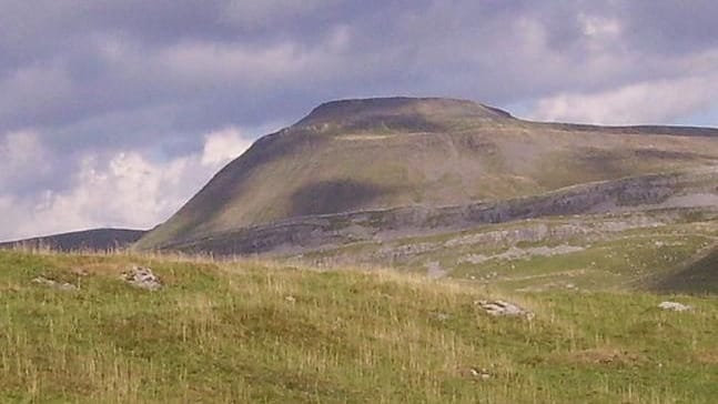 The summit of Ingleborough, above Humphrey Bottom