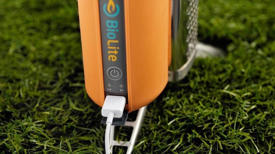 Detail of a BioLite CampStove iPhone charger, taken on May 1, 2013. (Photo by Simon Lees/Tap Magazine)