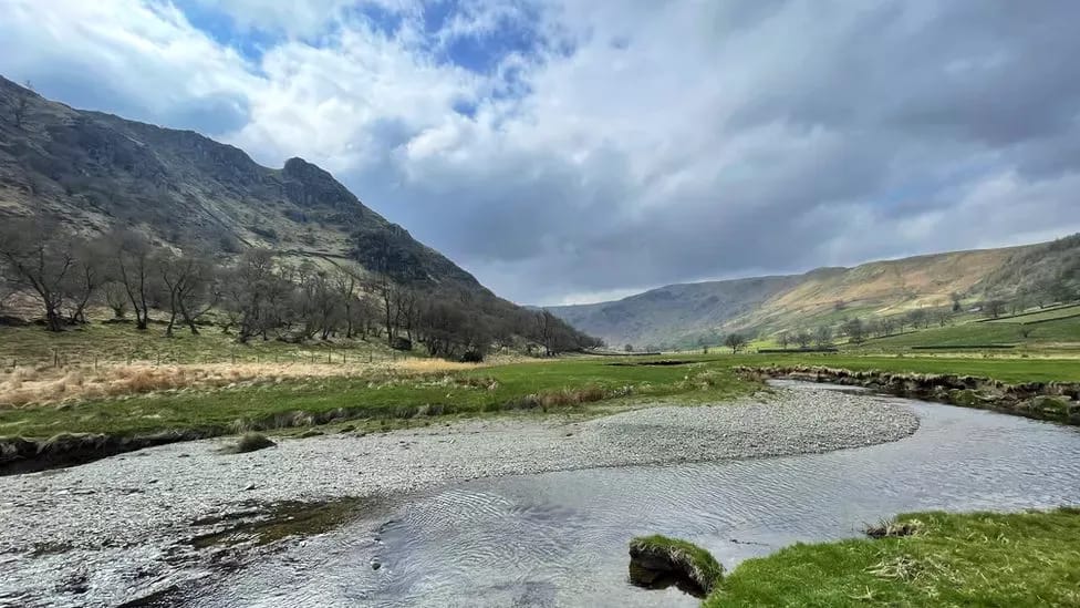 The meandering waters at Swindale Beck now provide important habitats that had been missing for centuries