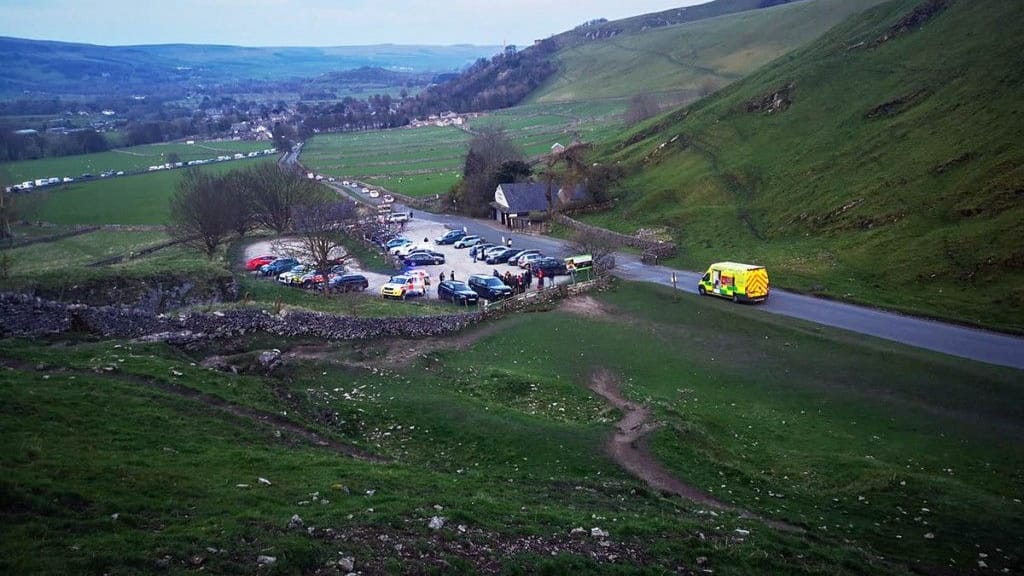 The incident happened near Speedwell. Photo Edale MRT