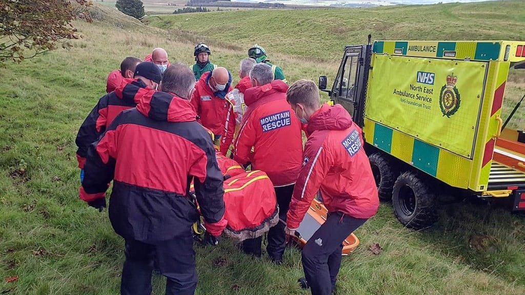 Image from the original article "Callout to injured Hadrian’s Wall walker continues Northumberland teams’ busy autumn" (description needed)