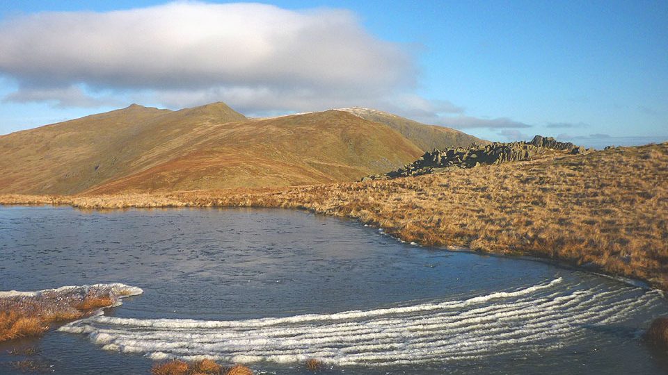Frozen tarn, White Maiden