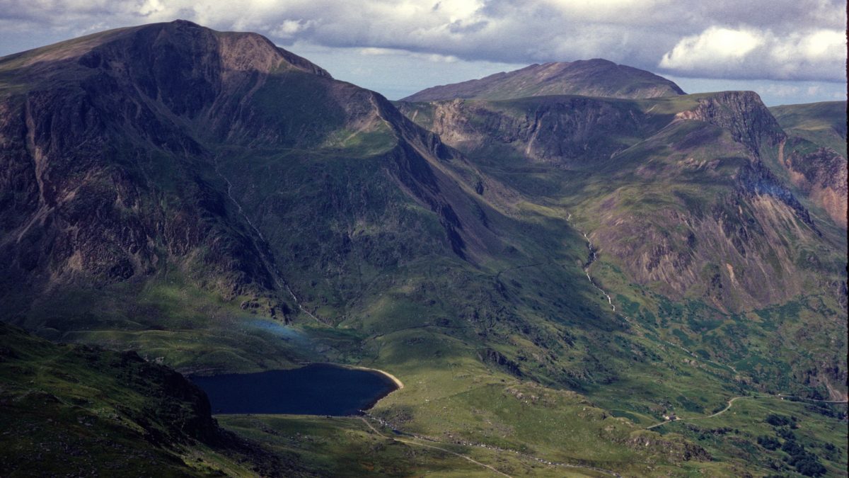 Y Garn and Llyn Idwal from Tryvan