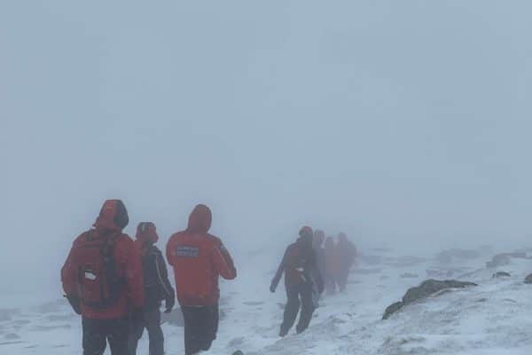 Woman rescue from Old Man of Coniston as snow conditions returned