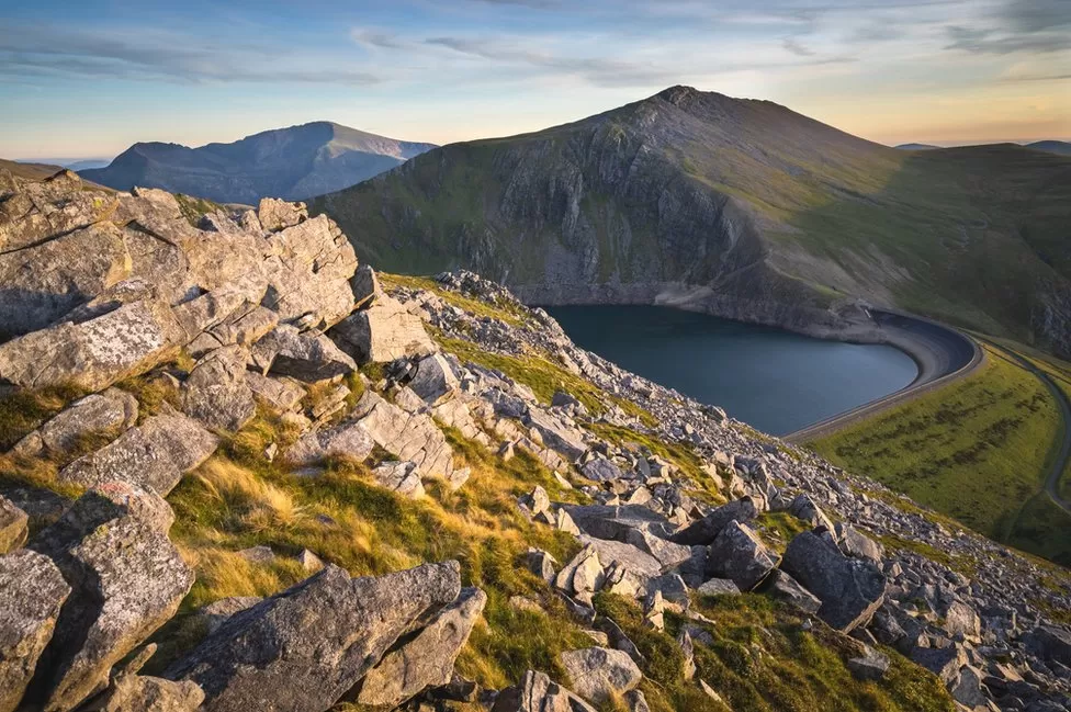 Elidir Fawr and Marchlyn Mawr reservoir