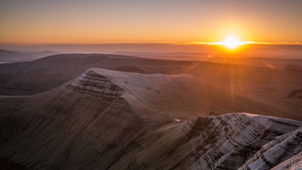 The dawn of a new era for Brecon Beacons National Park as it adopts Bannau Brycheiniog as its only official name. Pic: Anthony Pease