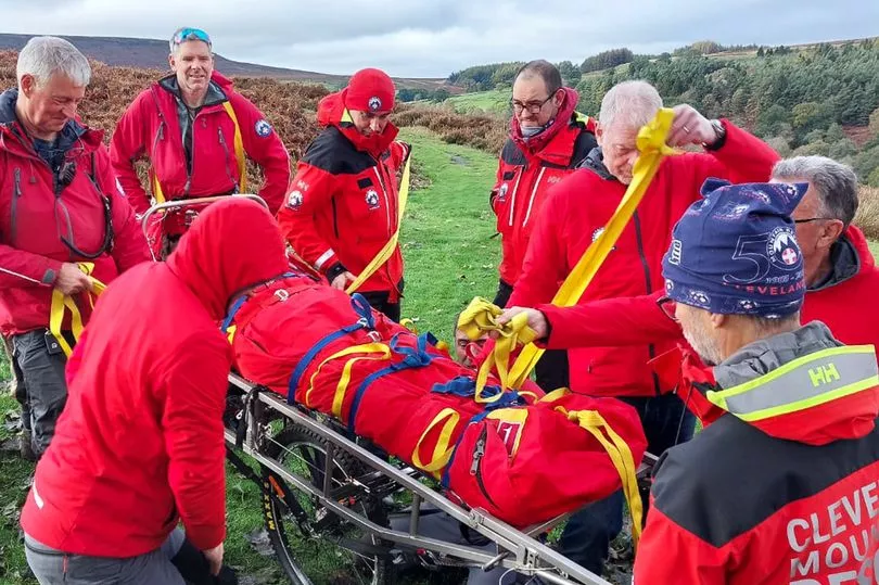 Cleveland Mountain Rescue Team provided help to a runner a few miles east of Osmotherley (Image: Cleveland Mountian Rescue Team)
